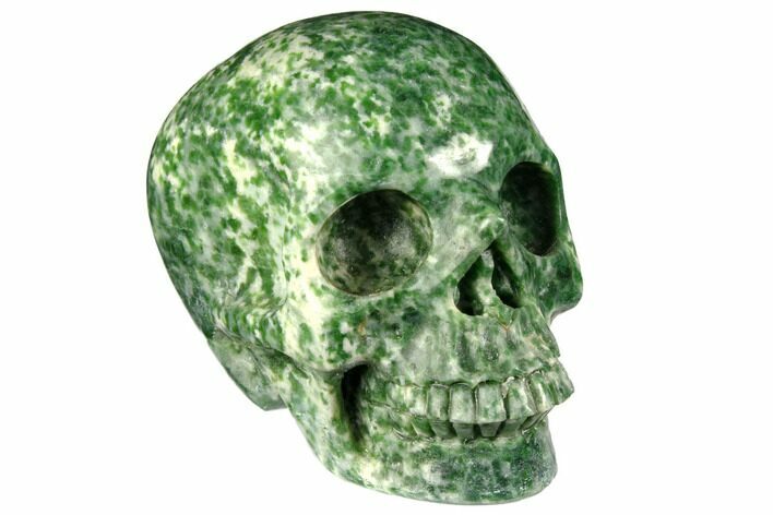 Realistic, Polished Hamine Jasper Skull #151011